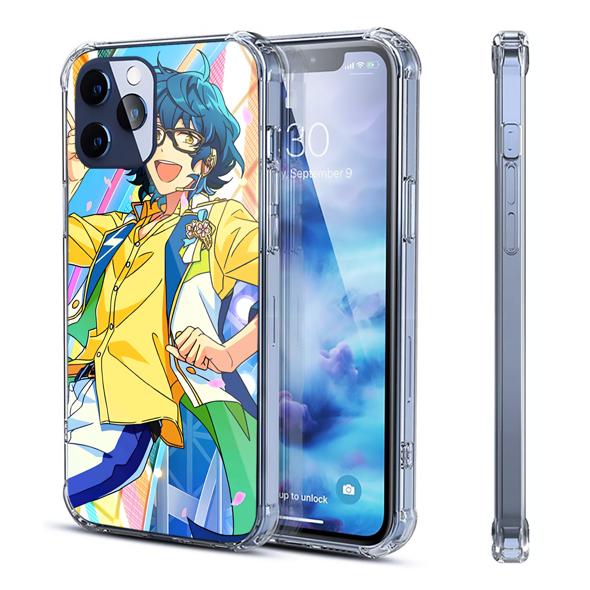 （画像用） あんさんぶるスターズ! Ensemble Stars 【iPhone 12シリーズ対応】透明スマホケース（クリアソフトケース）